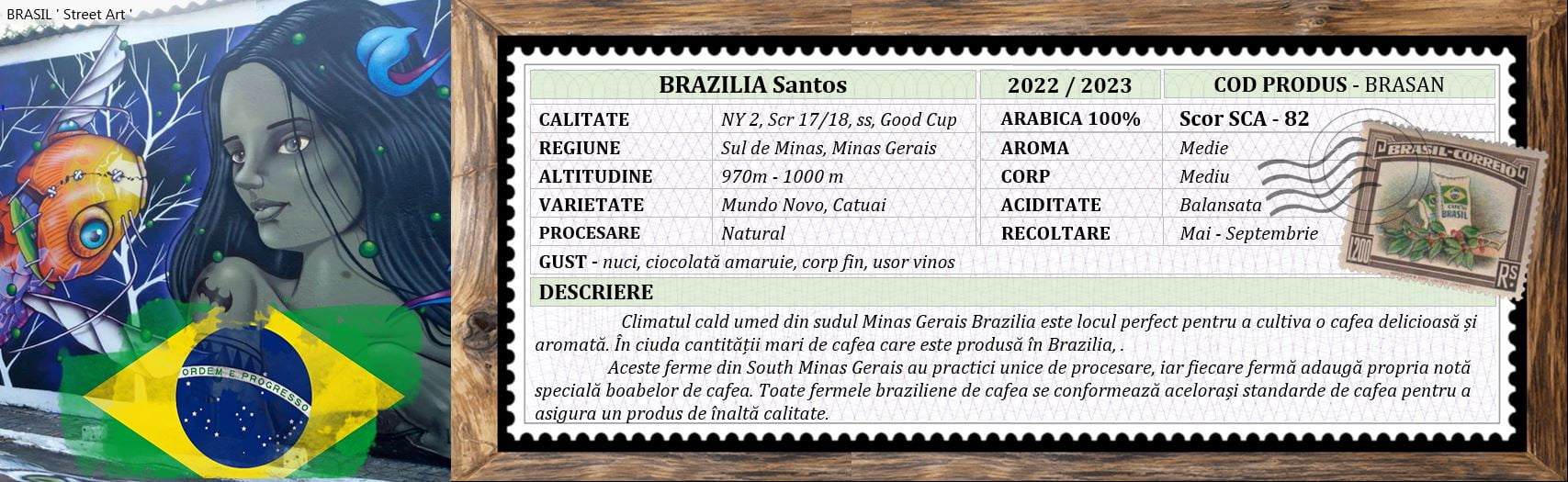 Cafea BRAZILIA Tristao Santos